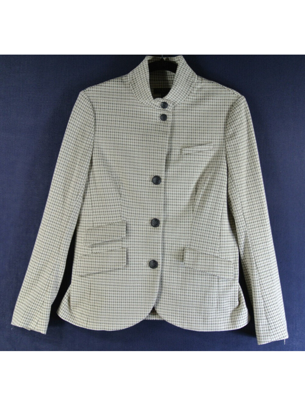 NEW,  Rag and Bone Slade Plaid Stand-Collar Blazer in Multicolor Size 6 #SJ2385 - Picture 5 of 10